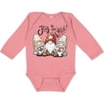thumbnail image 3 of Inktastic Joy to the World Christmas Gnomes Boys or Girls Long Sleeve Baby Bodysuit, 3 of 5
