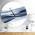 thumbnail image 3 of Designart Motif bleu clair scintillant horloge murale, 3 of 4