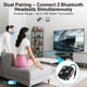 thumbnail image 4 of Receptor transmisor Bluetooth 5.4 Pro 2026, adaptador de audio inalámbrico 2 en 1 para avión/TV/PC/Gimnasio - Auricular de doble enlace, baja lcia, visualización de batería, micrófono integrado, 4 of 5