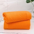thumbnail image 4 of Toallas de mano sense gnosis supersuaves de color naranja, 100% algodón, x2, 4 of 9