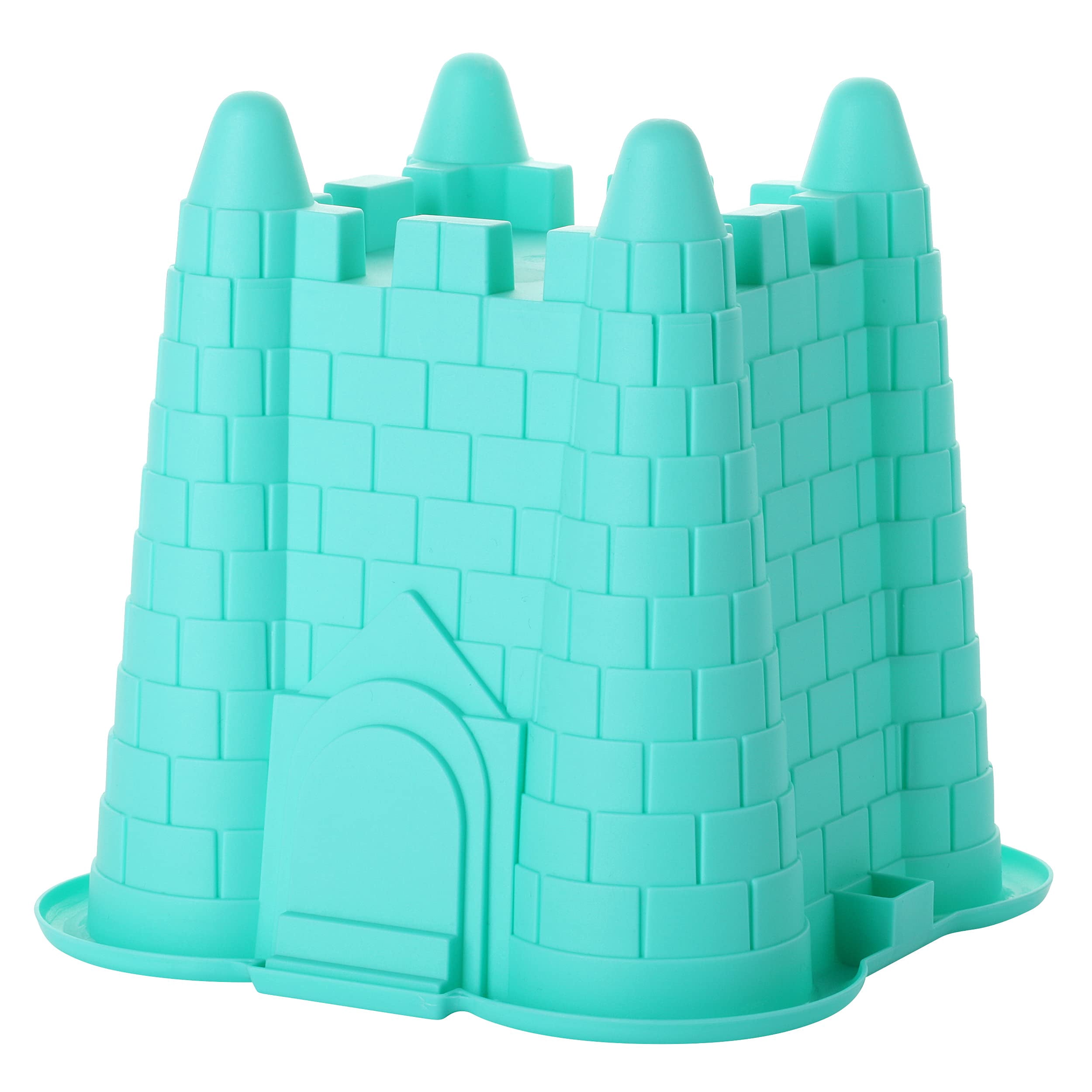 Dazmers 4 Pack Sand Castle Beach Bucket Molds, Colorful Kids Beach Toys