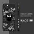 thumbnail image 3 of Case For iPhone 14 13 12 11 Pro XS Max Mini X XR 7 8 6 6S Plus Colour Simple Liquid Silicone Case Anime Cute Mickey Minnie Mouse, 3 of 5