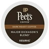 Peets Coffee Major Dickasons Blend Dark Roast Single Serve Capsules For Keurig K-Cup Pods, 66 Count