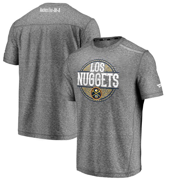 Denver Nuggets Fanatics Branded Noches Ene Be A Clutch Shooting T Shirt Heather Gray Walmart Com Walmart Com