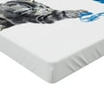 thumbnail image 2 of Ambesonne Cat Fitted Sheet, Playful Kitten Furry, Twin XL Size, Grey Blue, 2 of 3