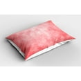 thumbnail image 2 of Ambesonne Coral Pillow Sham 2 Pack, Pale Spring Watercolor, 26"x20", Coral Peach Salmon, 2 of 3