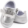 thumbnail image 2 of HsdsBebe?Baby?Boys?Girls?Oxford?Shoes?PU?Leather?Soft?Rubber?Sole?Sneakers??Anti-Slip?Toddler?Ankle?Boots?Infant?Walking?Shoes Moccasins, 2 of 5
