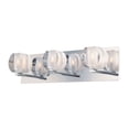 thumbnail image 2 of Alico Circo 3 Light Vanity in Chrome and Polished Clear Glass, 2 of 2