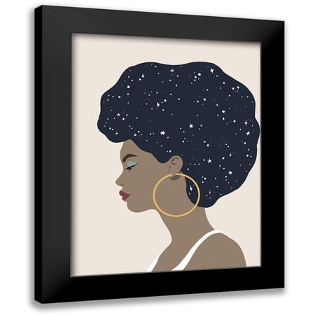 Warren, Annie 12x14 Black Modern Framed Museum Art Print Titled - Heavenly Hair I