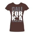 thumbnail image 1 of Womens Brown Short-Sleeve California Republic T-Shirt - Large, 1 of 1