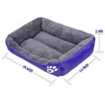 thumbnail image 3 of PinkSheep Dog Bed Washable Pet Cat Beds for Small Puppy Medium Dogs Cats, Purple, 3 of 7