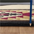thumbnail image 5 of JERFIT Southwestern Area Rug 7x10 Cream, Tribal Design Polypropylene Rug for High Traffic Areas, Non-Shedding Soft Living Room Rug with Jute Backing, 5 of 6