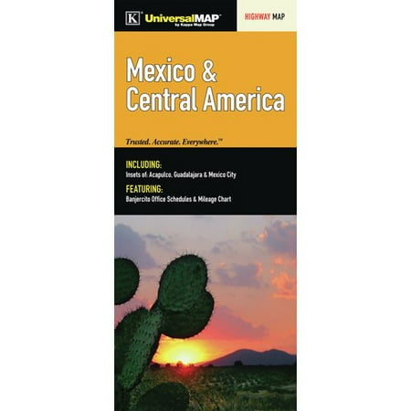 Universal Map Mexico/Central America Fold Map