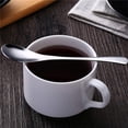 thumbnail image 3 of VANRA 4.9in 4-Piece Tea Spoons Set 18/10 Stainless Steel Coffee Appetizer Dessert Spoon Serving Spoon Teaspoon Silver Flatware Set, 3 of 7