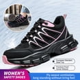 thumbnail image 5 of Steel Cap Trainers Safety Trainers Women Lightweight Safety Shoes Breathable Work Trainers Comfortable Puncture Proof 6-9.5, 5 of 7