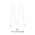 thumbnail image 2 of OULII Women's Eyeglasses Chain Stainless Steel Anti Slip Adjustable 79cm 31 Inch in Length 1Set, 2 of 7