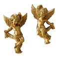 thumbnail image 3 of WLPZXP 1 Pair Cherub Angel Statue Wall Hanging Angelic Figure 5.7inch Tall Lovely Angel, 3 of 9