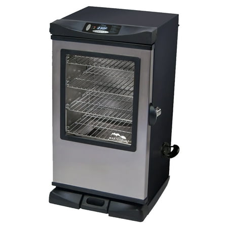 Masterbuilt 20077515 Front Controller Electric Smoker with Window and RF Controller, 30-Inch