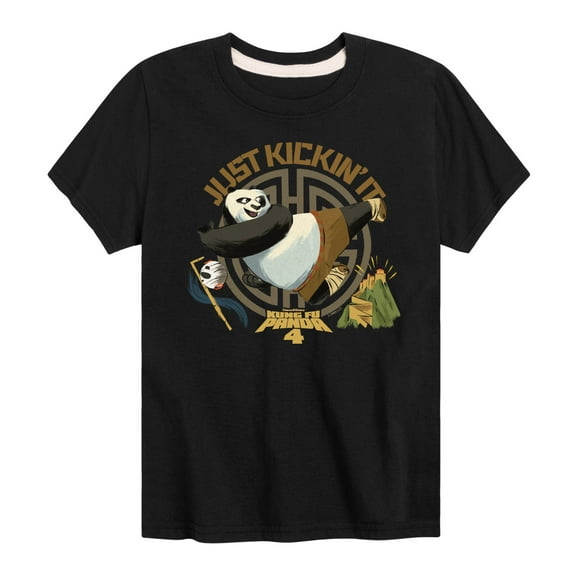 Kung Fu Panda 4 - Just Kickin It - Toddler And Youth Short Sleeve Graphic T-Shirt
