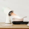 thumbnail image 5 of CIARRA Portable Range Hood with Detachable Aluminum Filter, Large Oil Collection Cup, Portable Kitchen Exhaust Fan for Indoor BBQ, Hot Pot,Ivory, 5 of 7