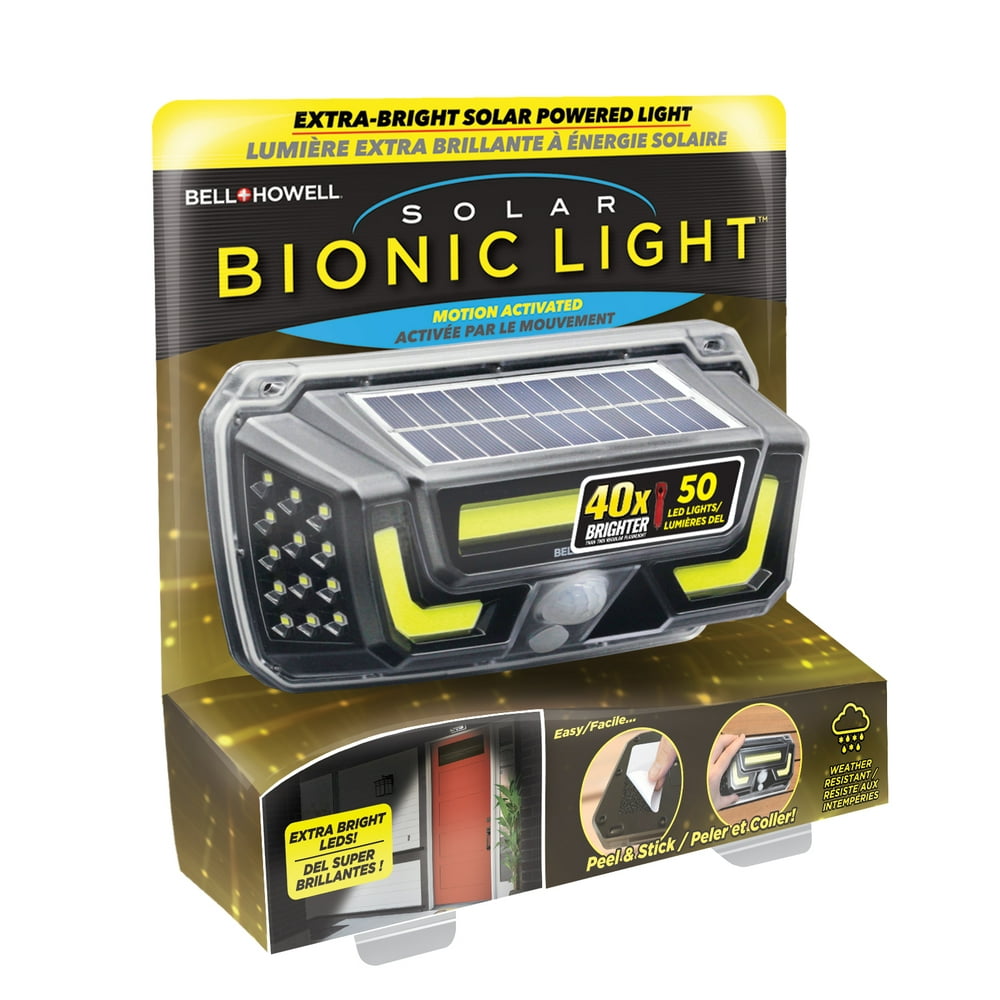 Bell and Howell Solar Bionic Light, Motion Activated Extra Bright Solar