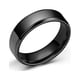thumbnail image 1 of Qarigey Unisex banda anillo aniversario escuela esposa marido mano joyería novio novia regalos personalizados negro tamaño 11 Type3 NO3, 1 of 6