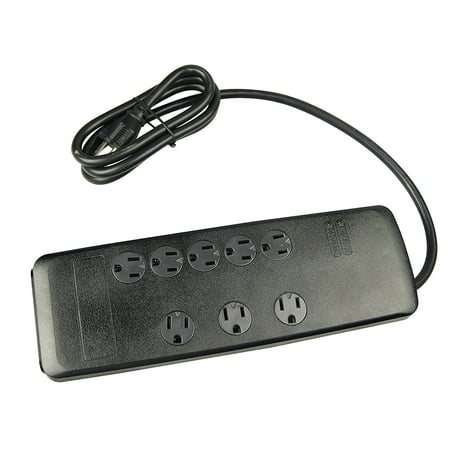 

New Woods 41618 Power Surge Protector with 8-Outlets & 6 Cord 3540J Black Each