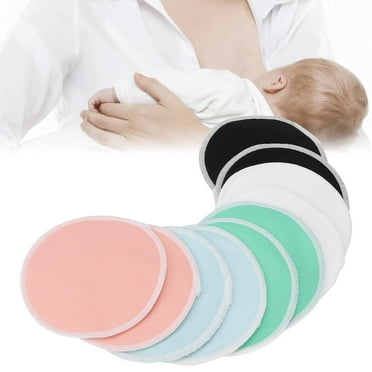ACOUTO 10pcs Nursing Pads Super Soft Washable Breastfeeding Pads Maternity Pads, Pads, Pads