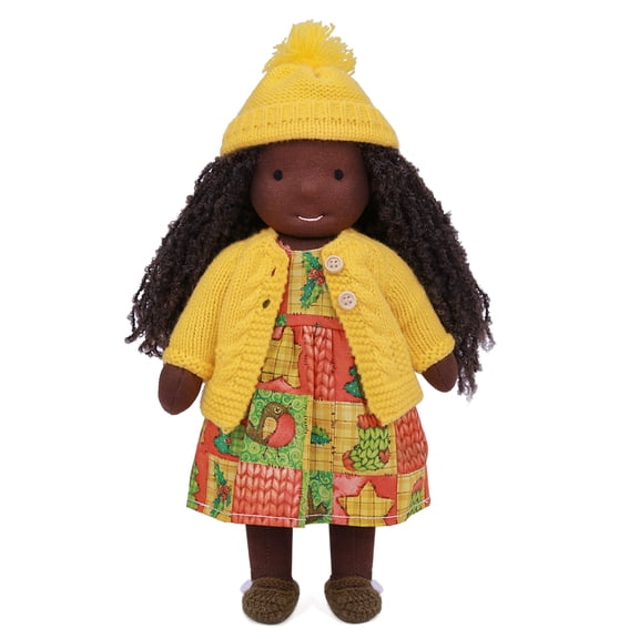 Children's Day Gift for Daughter - Waldorf Doll Handmade Collectors Rag Doll Birthday Gift for Daughter Plush Doll with Exquisite Box