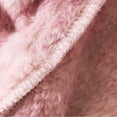thumbnail image 3 of cfhntfmh Children's Fuzzy Outfits Winter Warm Fleece Long Sleeve Buttons down Jackets Color Block High Waisted Pants Lounge Sets, 3 of 6