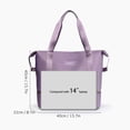 thumbnail image 3 of Travel Duffel Bag with Bottom Shoe Compartment Weekender Toiletry Bag Carry On Tote Overnight Bag, 3 of 8