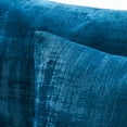thumbnail image 4 of Home Soft Things Textured Velvet Pillow Covers (Set of 2), - Majolica Blue - 26" x 26", 4 of 6