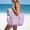 Purple, variant on Large Mesh Beach Tote Bag with Multiple Pockets, Sand Free Net Beach Bag for Swimming Toys Travel, Lightweight Mesh Handbag