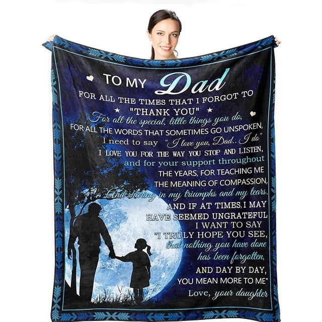 LHSHID Daughter Gifts Blankets to My Daughter Blanket Daughter Gifts from Mom Daughter Gift from Mother Throw Blanket Birthday Gifts for Grown Daughter Graduation Gift Ideas 50x60in