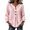 Pink, variant on Yigetop Long Sleeve Shirts for Women Fall Fashion V Neck Button Blouse Casual Loose Fit Lightweight Tops Soft Breathable Shirts for Daily Work Outfits Black L