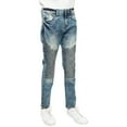 thumbnail image 3 of X RAY JEANS  Boy's Stretch Moto Jeans, Med Blue, 14, 3 of 7