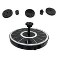 thumbnail image 4 of Actualización de fuentes solares baño de pájaros vivificando su jardín duradero con 6 boquillas decoración de jardín para piscina al aire libre acuari Negro shamjiam bomba de fuente de baño de pájaros, 4 of 8
