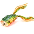 thumbnail image 1 of Toystoory Cebo reutilizable en forma de rana para aparejos de curricán, útil y práctico señuelo de pesca, calamar, agua salada, lago, playa, Pescar Tipo-03, 1 of 6