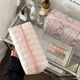 thumbnail image 4 of Bolsa de maquillaje KFVIM Coquette Floral acolchada para mujer rosa, 4 of 8