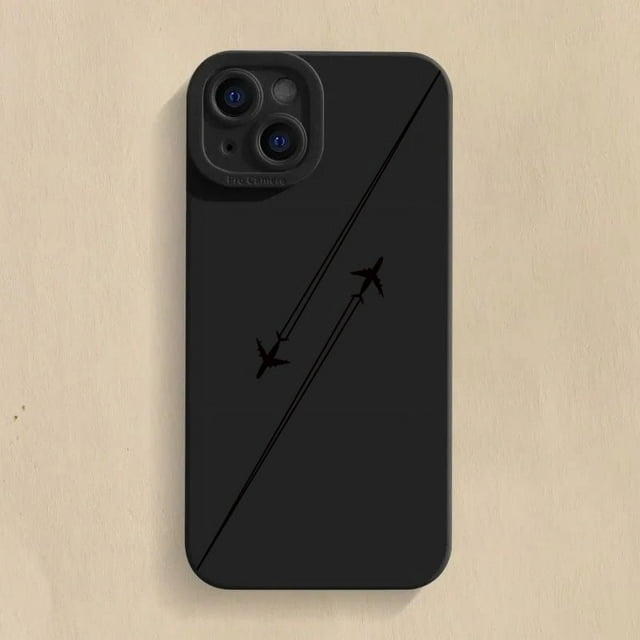 Travel-nspired Airplane Route Desian Phone Case For iPhone 15 14 11 12 13 16 Pro Max Mini 7 8 Plus X XR XS Max SE Soft Cover 7 For iPhone 11Pro Max