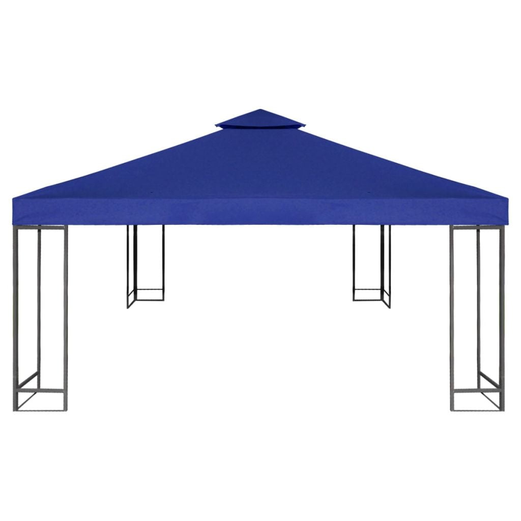 Kepooman 10' X 10' Outdoor Roof Top Water Resistant Awning, Dark Blue