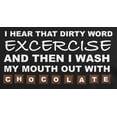 thumbnail image 4 of Old Glory Mens Excercise Is A Dirty Word Short Sleeve Graphic T Shirt, 4 of 6