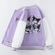 thumbnail image 2 of Sanrio Anime Kuromi ropa para niñas, uniforme de béisbol deportivo para niños, Tops casuales de moda, regalos de cumpleaños para niños, otoño e invierno, 2 of 5