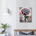thumbnail image 3 of COMIO Graffiti Canvas Wall Art, Street Graffiti Canvas Wall Art, Modern Street Graffiti Wall Art, Colorful Graffiti Wall Art, Graffiti Art Rose Flowers Canvas Painting for Living Room Decor, 3 of 4