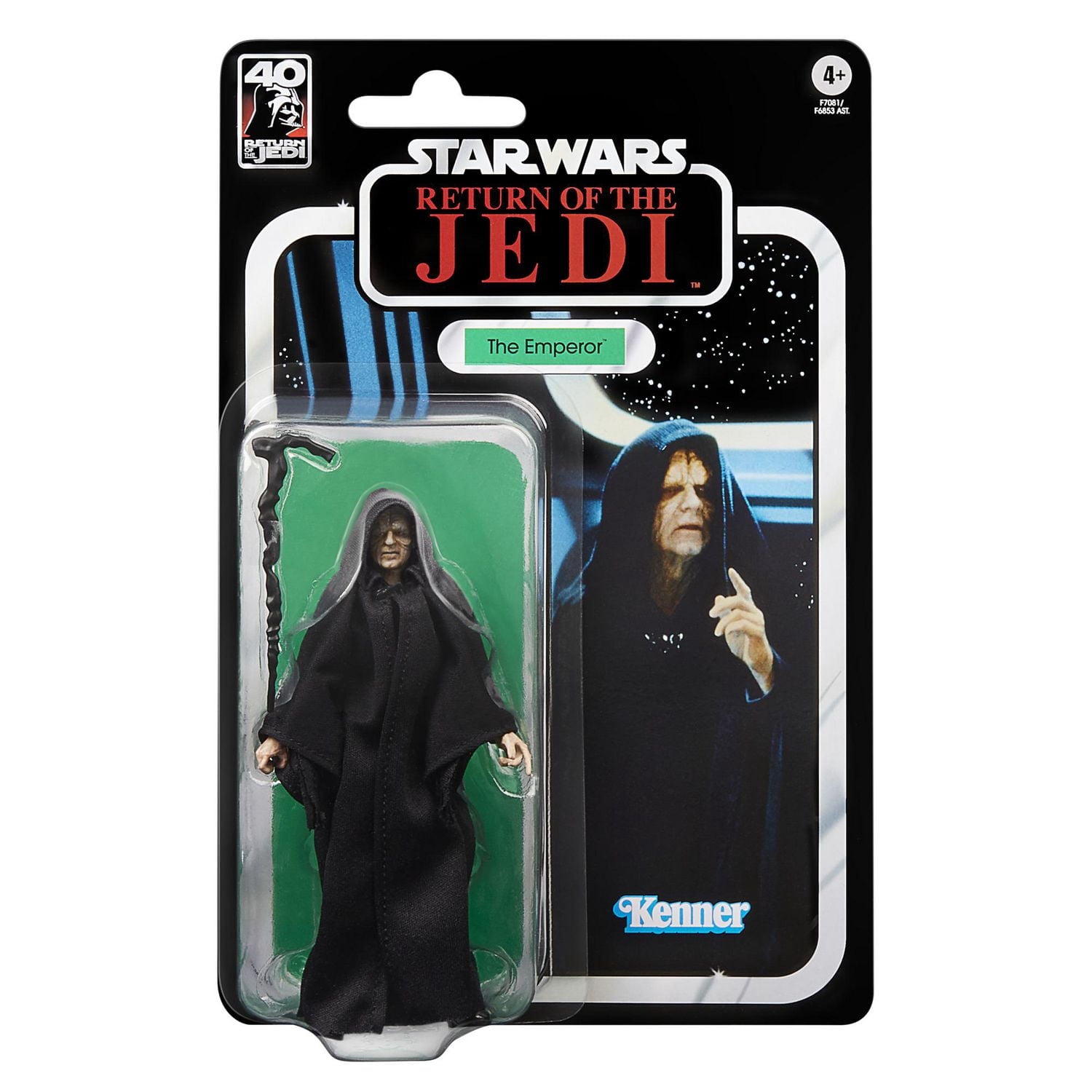 Star Wars The Black Series, Empereur Palpatine, Star Wars : Le retour du Jedi, 40e anniversaire, figurine de 15 cm, à partir de 4 ans