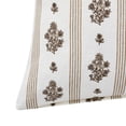 thumbnail image 4 of My Texas House 18" x 18" Brown Floral Stripe Decorative Pillow Cover, 4 of 5