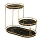 thumbnail image 4 of Organizador de cosméticos multifunción de tres niveles para perfumes y cosméticos decorativos. negro, 4 of 5