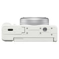 thumbnail image 4 of Sony ZV-1F Vlogging Camera (White) with 2 Pack 128GB Memory Card + Tripod + Case + ZeeTech Accessory Bundle (International Version), 4 of 5