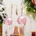 thumbnail image 6 of 2-Pack Christmas Glitter Finish Plastic Ball Ornaments - Shatterproof, Durable Decorations for Tree, Wreath, Garlands, Mantel, Window Displays, 6 of 6