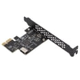 thumbnail image 3 of USB3.2 PCI E Riser Card, Double Protection Support 5G 480M PCI E Adapter Metal Plastic  For PC Black, 3 of 8